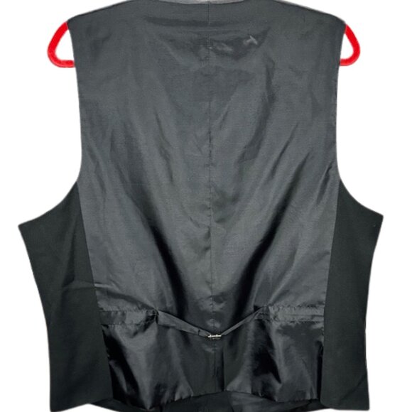 Stafford Black Suit Vest - Picture 2 of 4